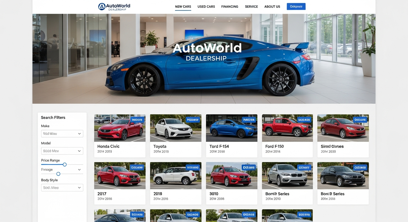 Dealer Website Preview